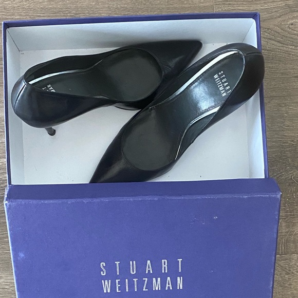 Stuart Weitzman Nouveau Adobe Aniline Pumps in US9 - Picture 6 of 8